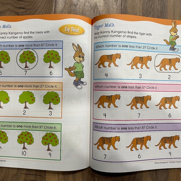 New "Problem Solving" Pre-K Math Workbook - Picture 3 of 6